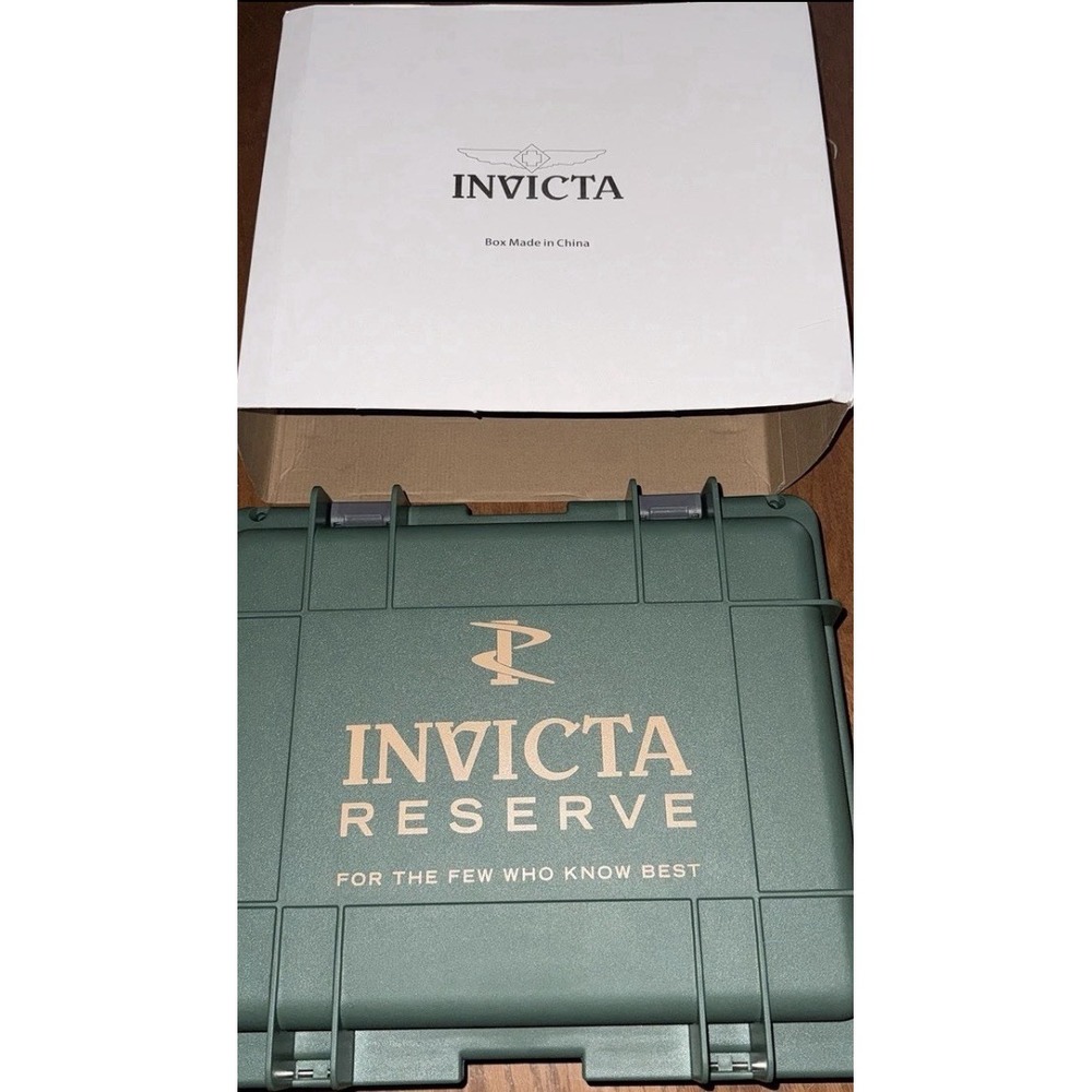Invicta DC15GRN Reserve 15-Slot Dive Impact Watch Case, Green *CASE ONLY* New - Picture 9 of 12